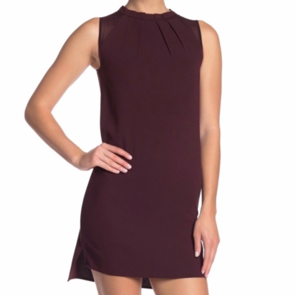 ALL SAINTS Jay Mini Dress | Burgundy
